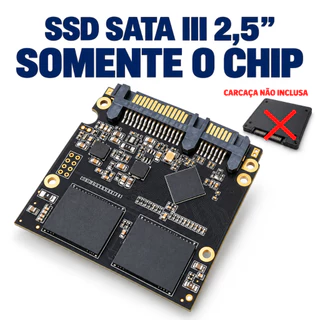SSD 120GB - SATA III 2,5” - ATENÇÃO: Somente Chip Placa Interna Sem Carcaça para PC e Notebook - SLD-2719