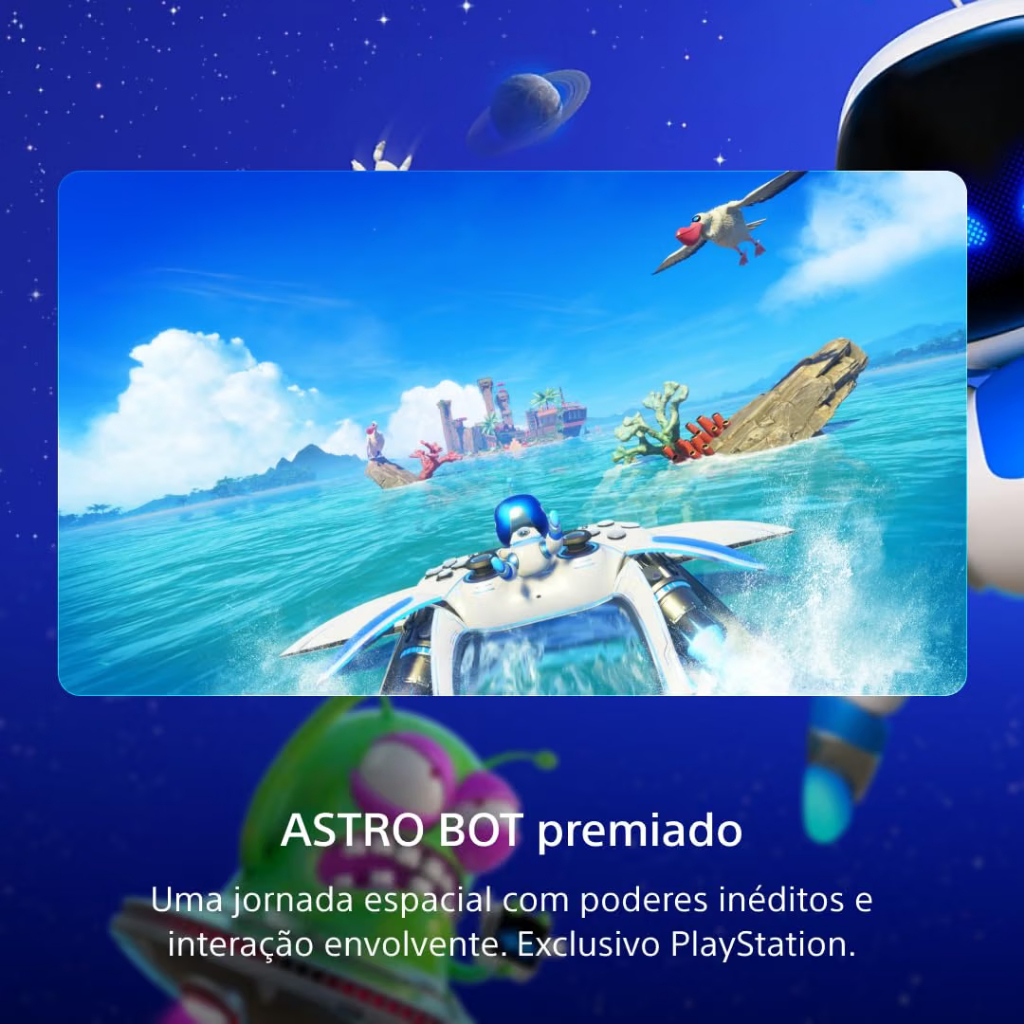 Console PS5 Slim 825GB Digital Edition + 2 Jogos - AstroBot + Gran Turismo 7 - 2114B — imagem 5