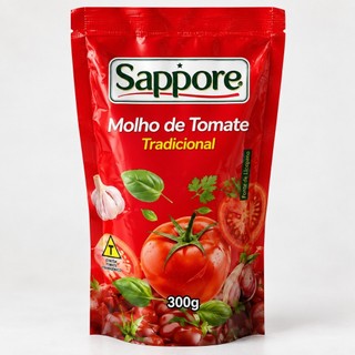 Molho De Tomate Sappore Tradicional 300g Kit Atacado | Shopee Brasil