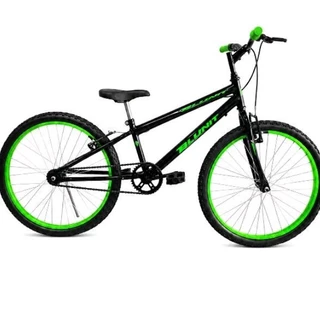 Bicicleta Aro 24 Infantil Masculina BLUNIT Bike Aros de Alumínio Freios Vbrake