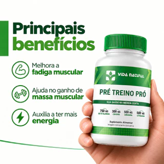 Pré Treino Pró 120 Cápsulas