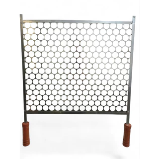 GRELHA PARA CHURRASCO GALVANIZADA 50cm (L) X 40cm (C)