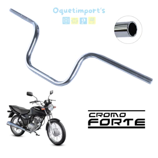 Guidão Modelo Original Titan Fan 125 / 150 2000 até 2008 Cromoforte em Oferta na Shopee