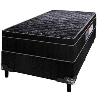 Cama Box Solteiro Colchão Solteiro Diplomata Orthopedic Espuma 65x88x188cm Portobel em Oferta na Shopee