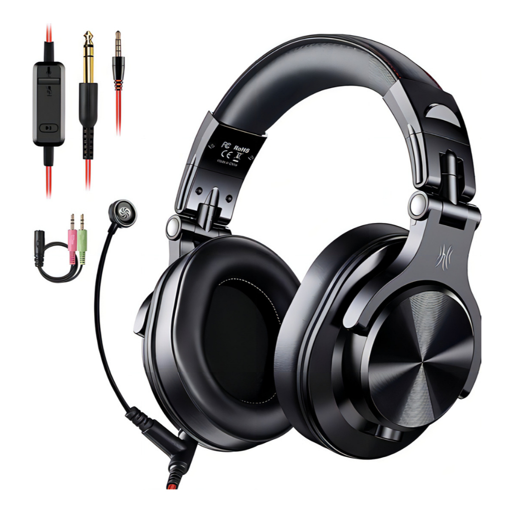 Fone De Ouvido Com Fio Gaming Oneodio A71m Gamer Headset Cor Preto ...