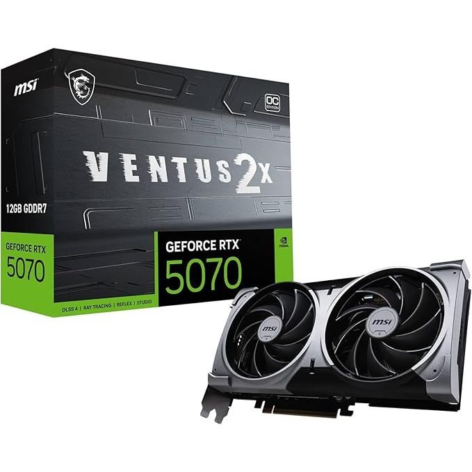 Placa de Video MSI GeForce RTX 3060 Ventus 2X OC, 12GB, GDDR6, 192