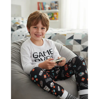 PIJAMA INFANTIL MASCULINO GAME OVER COM PUNHO em Oferta na Shopee