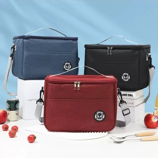 Bolsa Térmica Impermeável de Mão para Marmita, Lanches e Bebidas