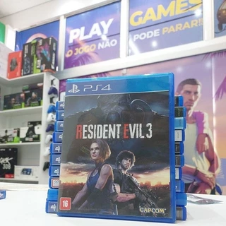 ✅️JOGO PS4 RESIDENT EVIL 3 MIDIA FÍSICA ‼️