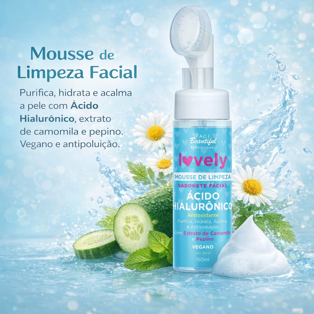 Mousse de limpeza facial com aplicador — foto 2