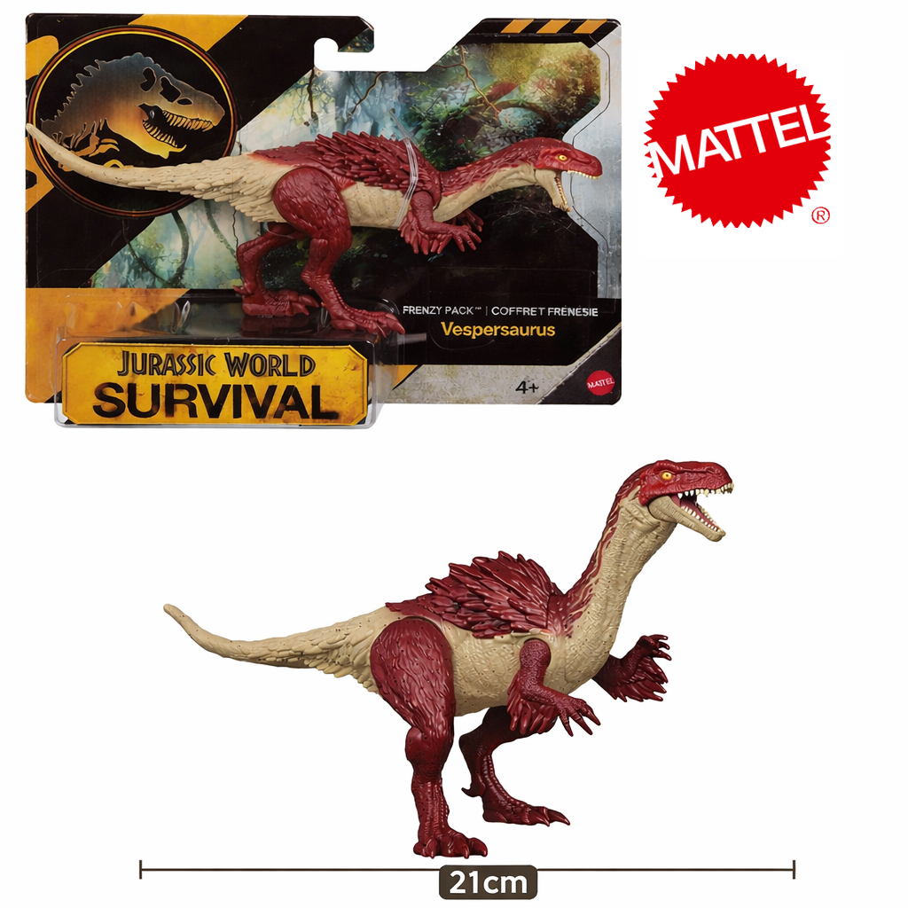 Dinossauro 15 a 20 CM Jurassic World Frenzy Pack Survival
