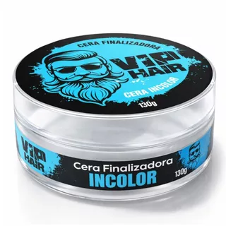 Pomada Cera Modeladora Vip Hair 130g Cabelo Masculino Fixação Natural Duradoura