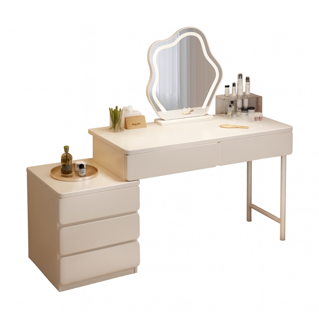 Penteadeira de quarto com 6 gavetas mesa de maquiagem