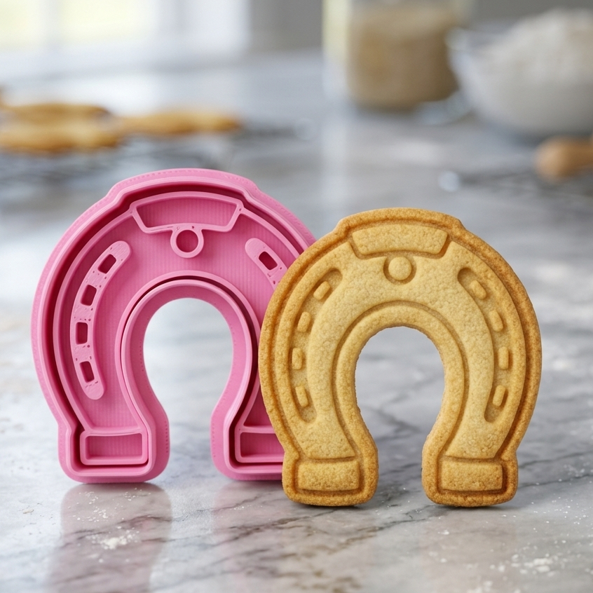 Cortador Biscoito Ferradura Confeitaria Fondant Pasta Americ
