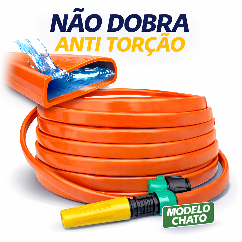 Mangueira  Jardim 10 a 50 Metros Flexivel Anti-Torção e Anti-Dobras.