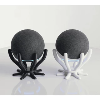 Suporte de Mesa para Alexa Echo Dot 4 e 5 — Base Ergonômica | Edição Minimalista