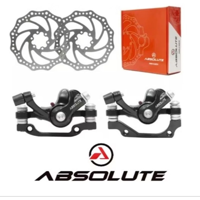 Freio a Disco Bike Mecânico Rotor 160 Absolute | Shopee Brasil