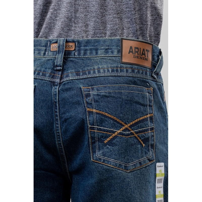 CALÇA COUNTRY MASCULINA DA ARIATT BORDADA 100% ALGODÃO JEANS GROSSO ...