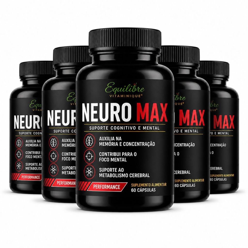 5 Neuro Max | 60 Cápsulas | Suplemento Alimentar Cognitivo ...