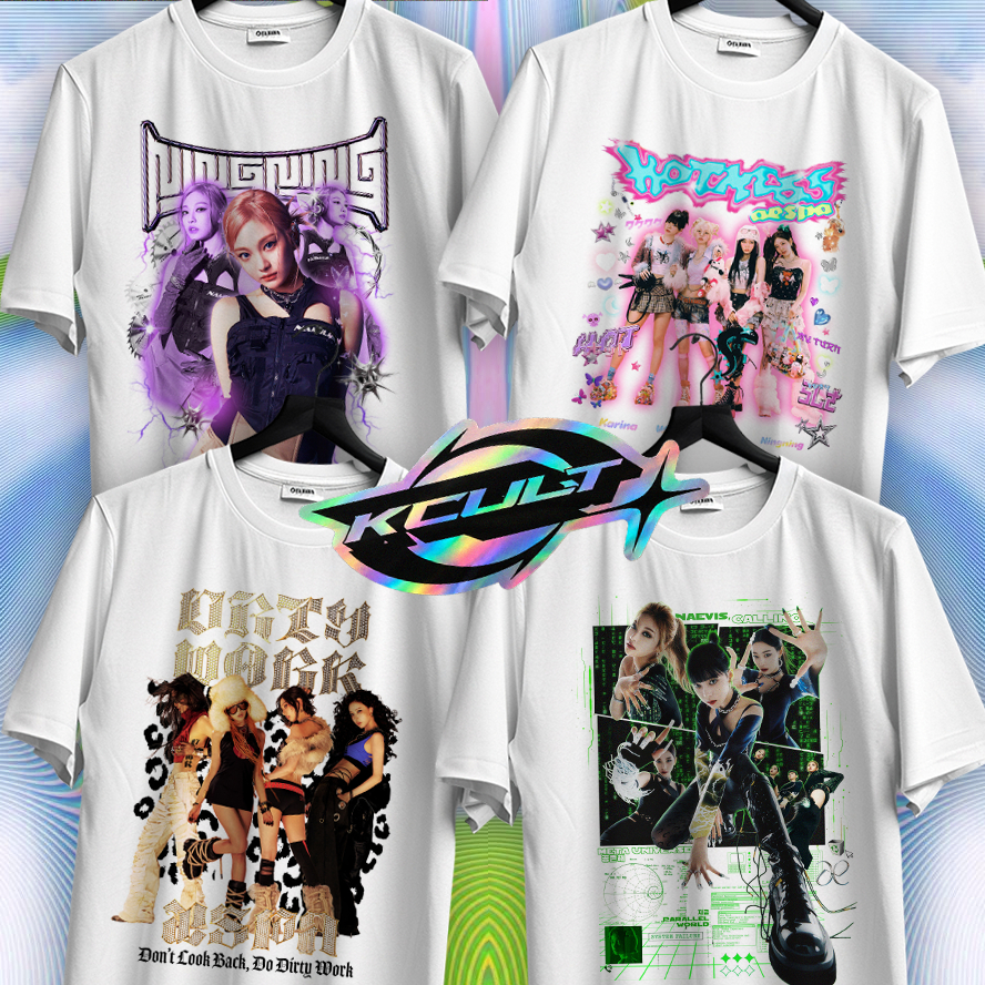 Camiseta Unissex AESPA 'Dirty Work' 'Next Level' 'Hot Mess