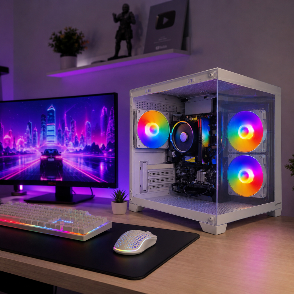 computador gamer inari amd ryzen 7 5700x radeon rx 6700 xt 12gb