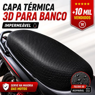 Capa Térmica Banco Moto Impermeável Universal