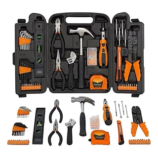 Kit 129/46/11 Pcs Jogos De Ferramentas Completo C/Soquetes Chaves Maleta Professional