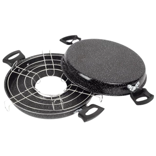 Churrasqueira De Fogão Antiaderente 25Cm Preto Nacional