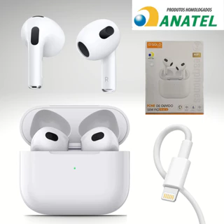 Fone Bluetooth FN-BT10 AGold Sem Fio 5.4 TWS Som Potente Graves Fortes Bateria Longa Conexão Rápida