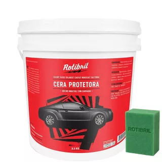 Cera de Carnaúba protetora Pastosa Automotiva 3,5kg Brilho, Proteção, Fácil de aplicar e Remover