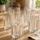 Jogo com 3/6 Copos de Vidro 350ml – Ideais para Chopp, Whisky, Água, Drinks, Sucos Design Elegante