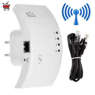 Repetidor de Sinal Wi-Fi Amplificador Wireless 150Mbps Extensor de Alcance Bivolt com Porta RJ45
