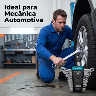 Jogo De Chave Combinada 12 Peças De 6mm a 22mm LWJ-143