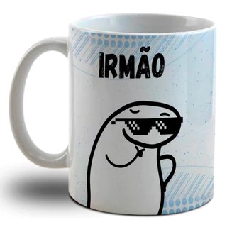 Caneca Para Irmão Personalizado Flork Meme - Você Merecia O Mundo Mas eu Só Tinha Dinheiro Para Mais