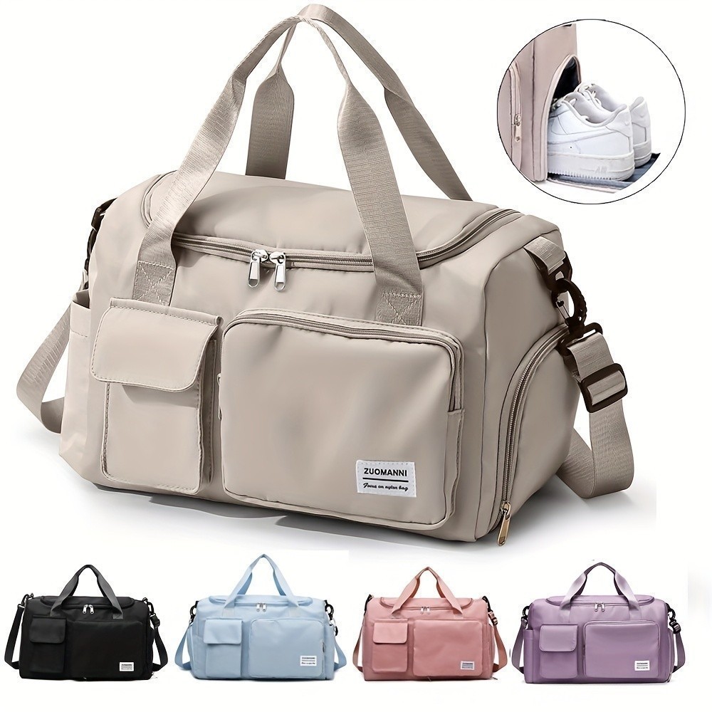 Bolsa Mala Viagem Multifuncional Grande Capacidade Leve Impermeável Resistente Portátil Fitness Academia Esporte Treino