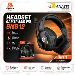 H'Maston Headset Gamer Fone Gamer Fone De Ouvido Gamer Headset Com Microfone Fone Headset Fone Gamer Com Fio SNS12
