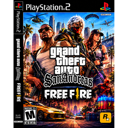 GTA San Andreas Mod Free Fire - Playstation 2 ps2 | TH Games | Shopee ...