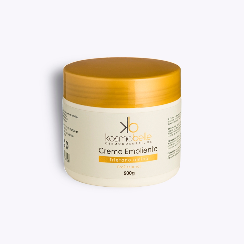 Creme Emoliente Kosmobelle 500g, para Limpeza de Pele Profissional ...