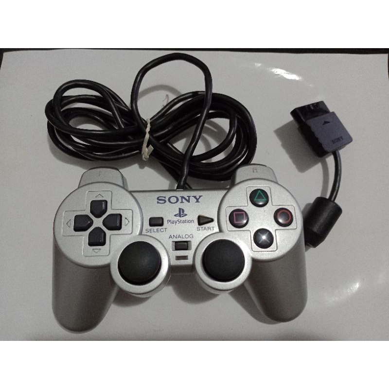 Controle Original PS2 Edição Prata | Shopee Brasil