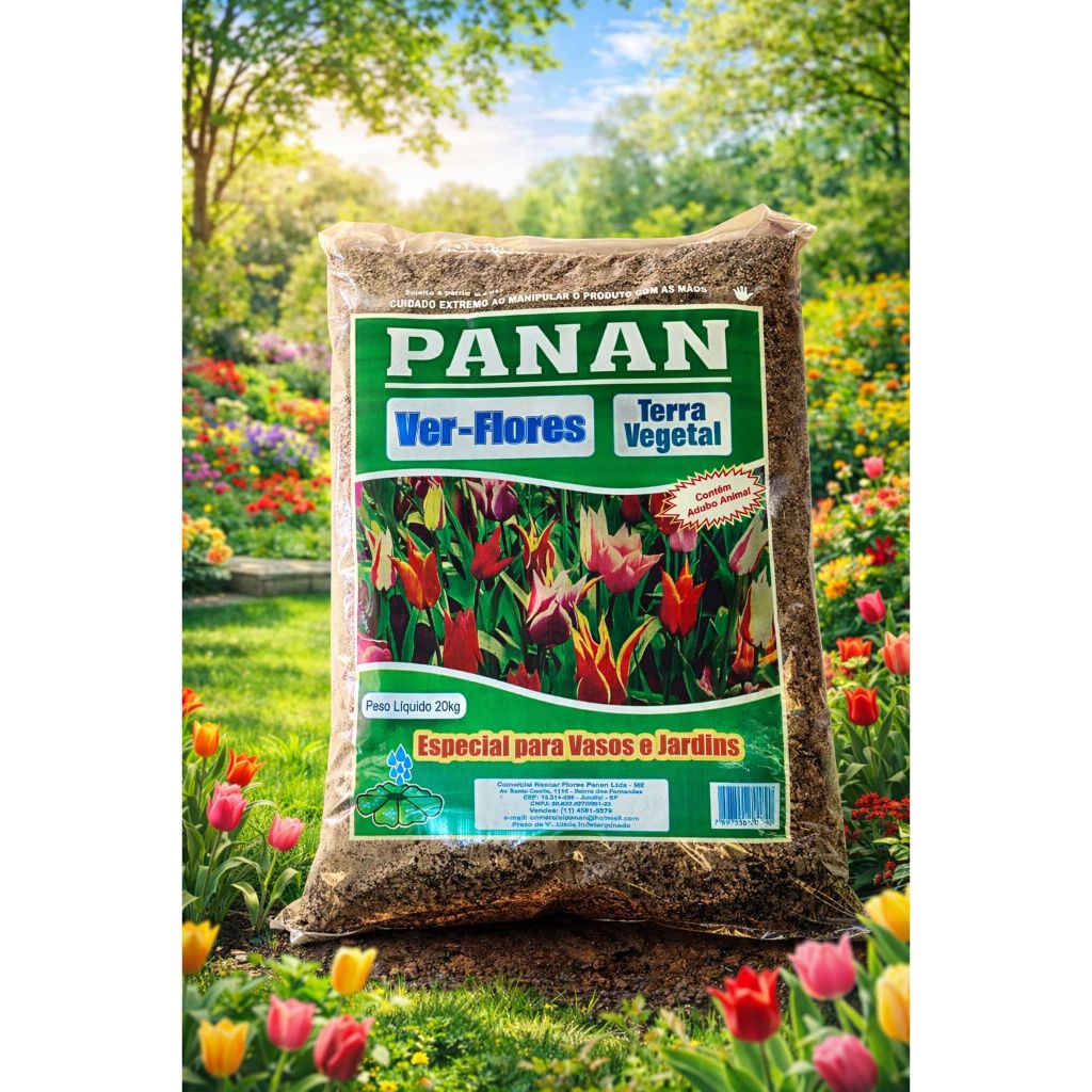 Terra Vegetal Adubada com Húmus de Minhoca Puro Premium | Shopee Brasil