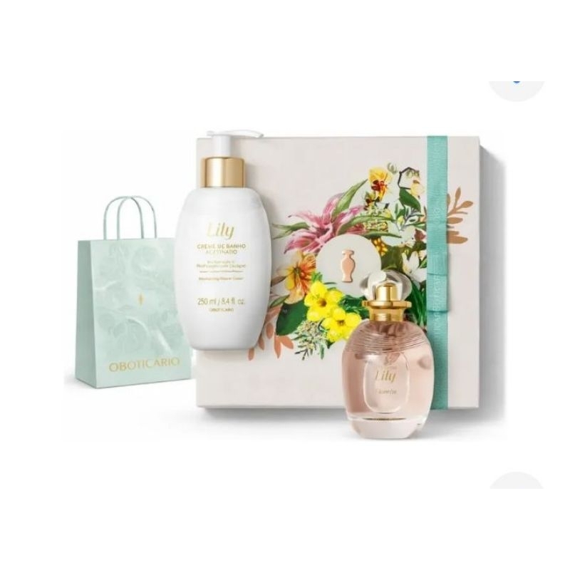 Kit Presente Lily Eau de Parfum + Loção Hidratante Corporal – Feminino Sofisticado – O Boticário em Oferta na Shopee