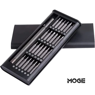 Kit Chave de Precisão 24 Peças | Magnético | Reparos Celular PC Videogame | iPhone Android