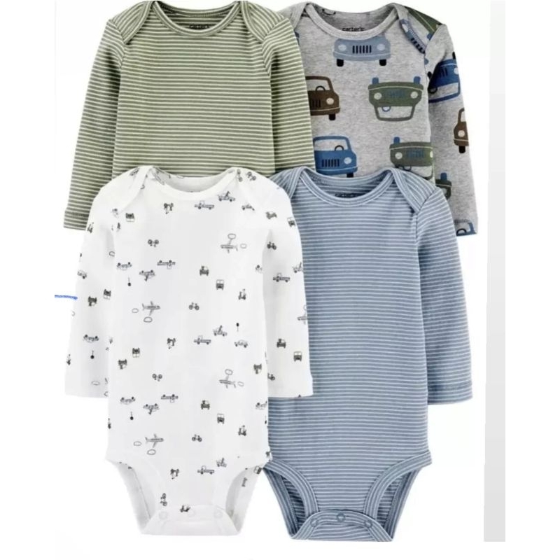 Kit Body Carters 4 peças - recém-nascido em Oferta na Shopee