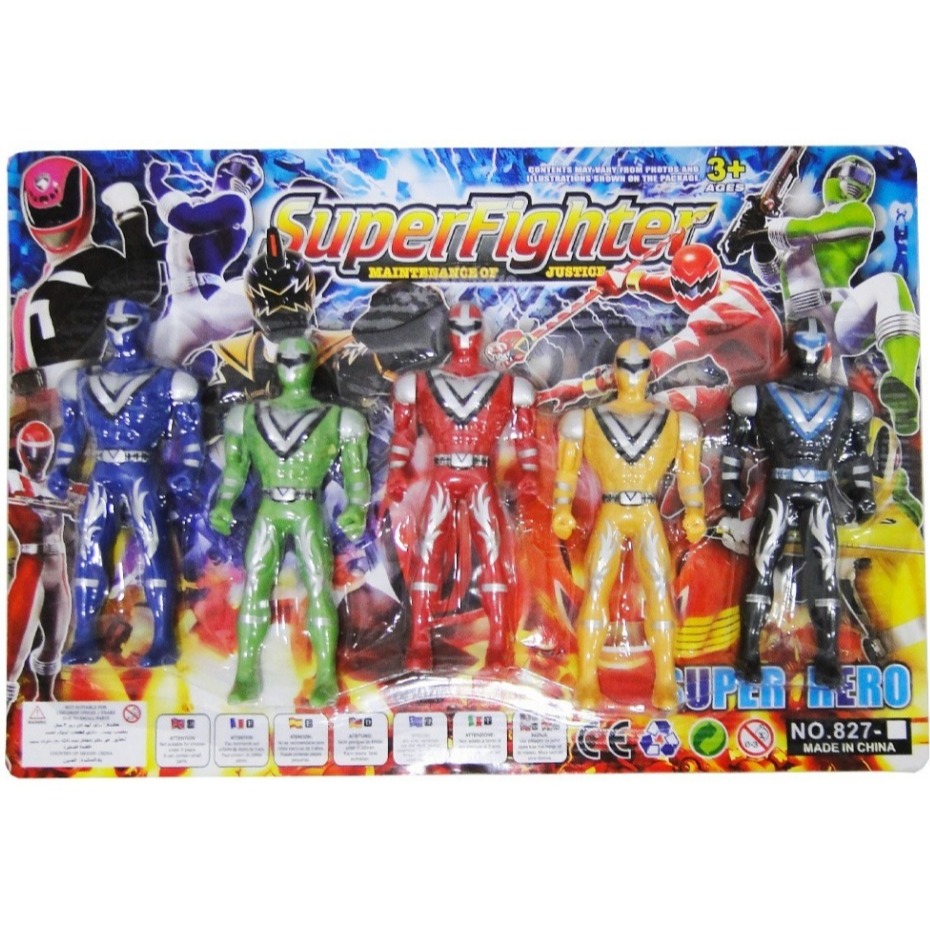 Bonecos Articulados Power Rangers - Miniaturas Super Heróis com ...
