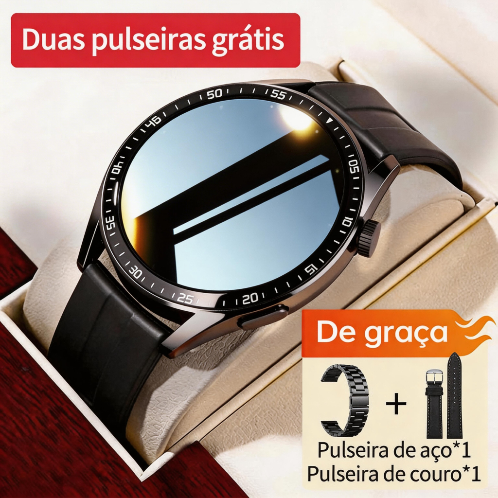 2026 Novo Smartwatch Masculino Esportivo SK37 - Chamada Bluetooth, À Prova d'Água & Compatível Android/iOS