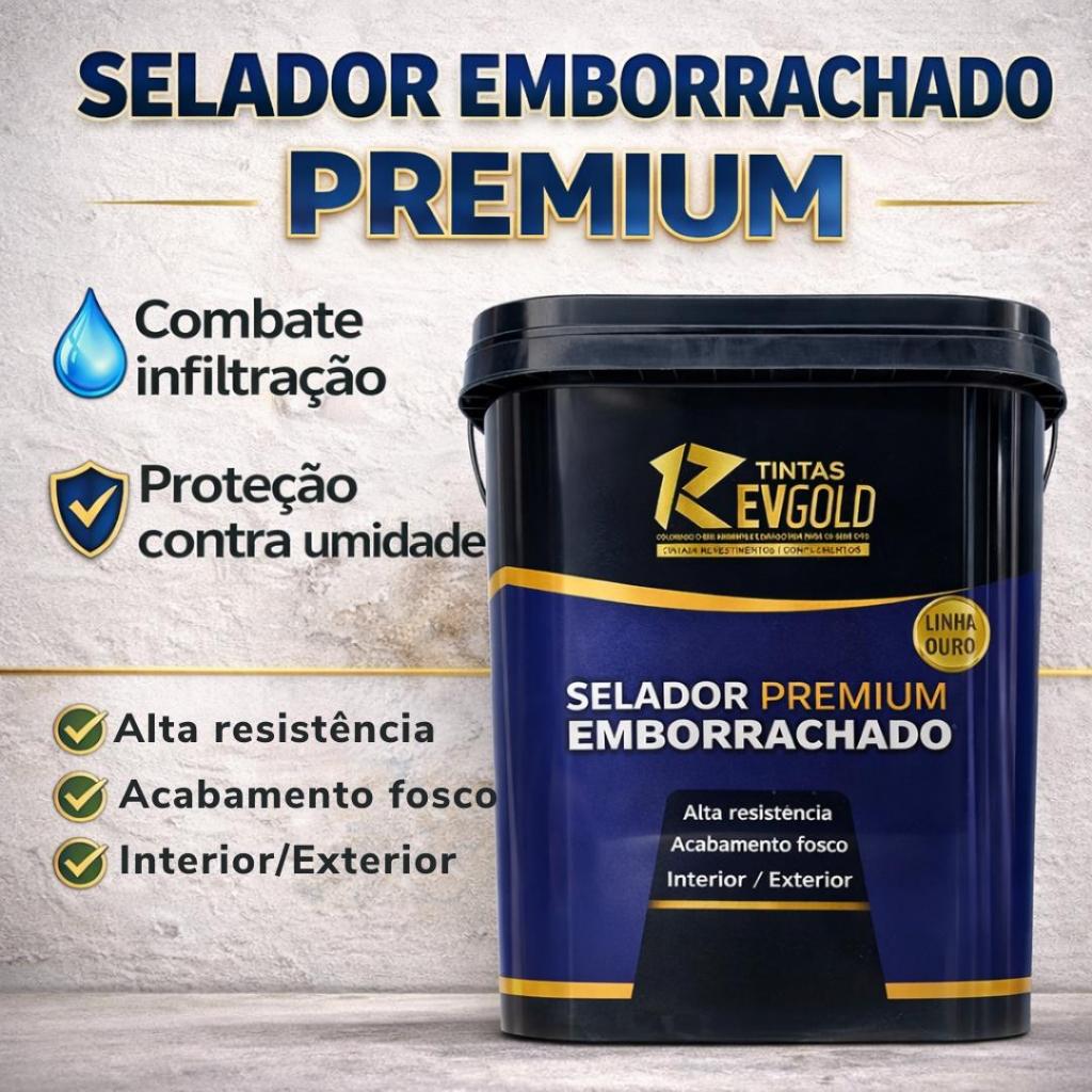 Manta Liquida Emborrachada Premium 18KG Ou 3,6KG Protege Lajes De