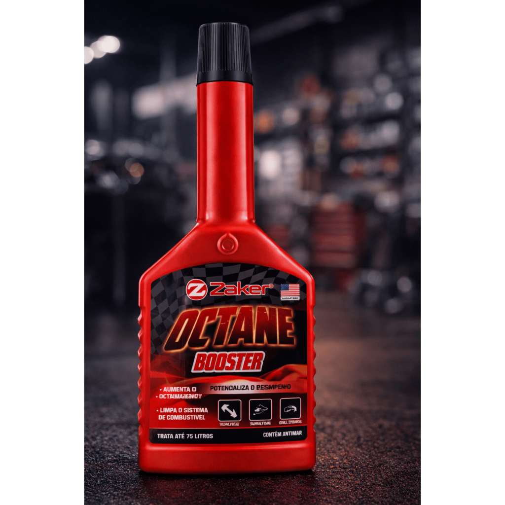 Aditivo Para Gasolina Zaker Power Octane Booster | Shopee Brasil