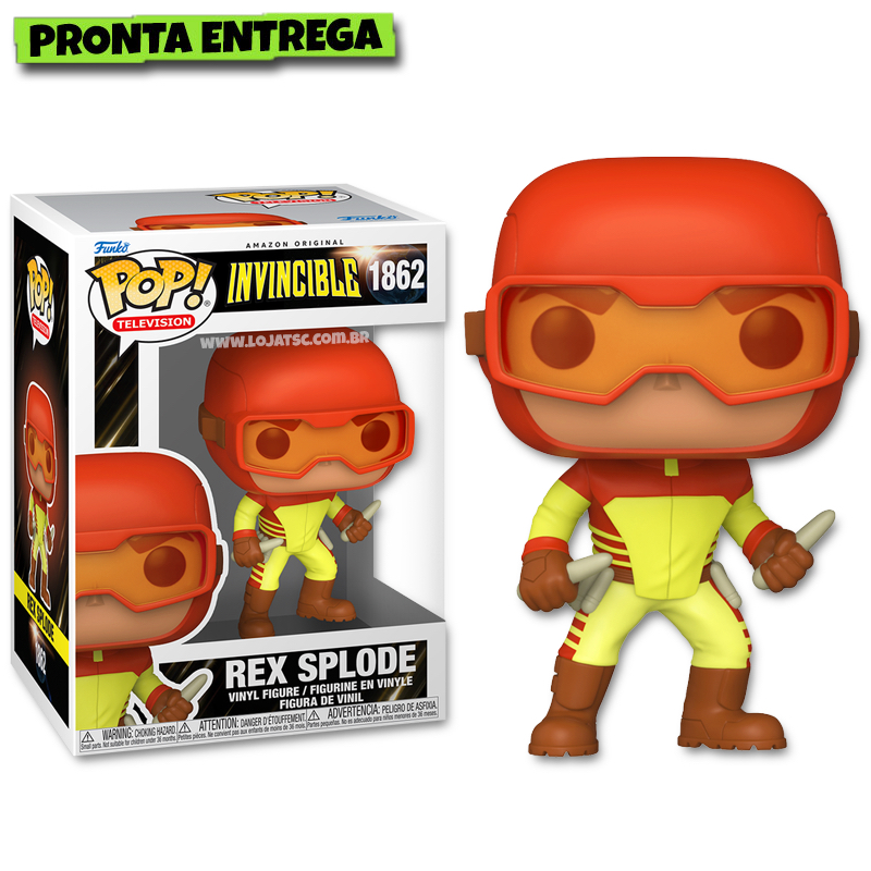 Funko Pop Invincible - Rex Splode 1862 | Shopee Brasil