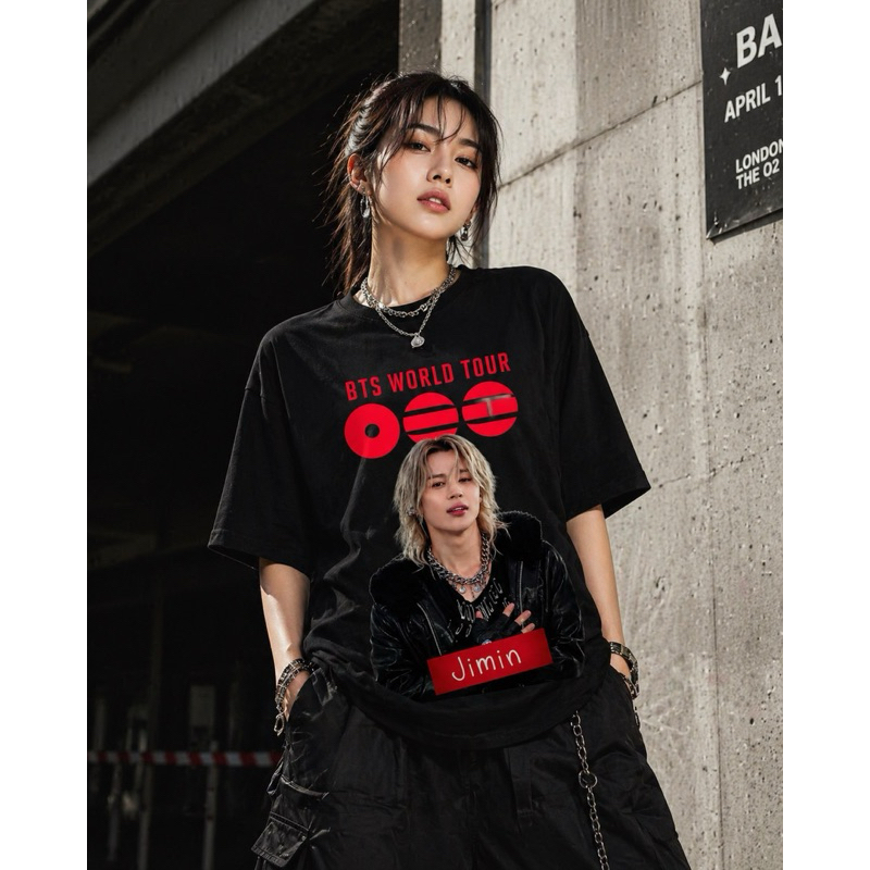 ペ*）様 BTS ARIRANG Tシャツ XLサイズ　ジミン　フェイス Camiseta Jimin( frente e verso) BTS Tour Arirang Oversized Unissex