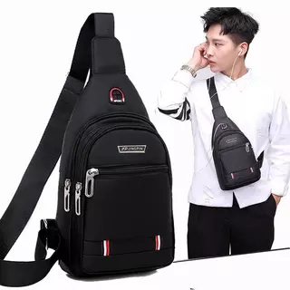 Bolsa masculina mochila transversal bolsa de peito